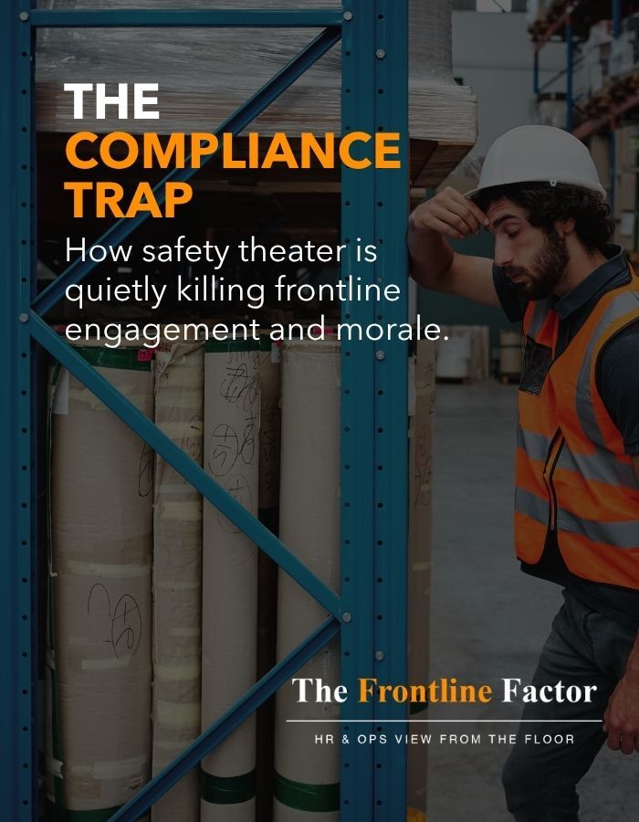 Original Frontline Factor paid advertisement: THE COMPLIANCE TRAP